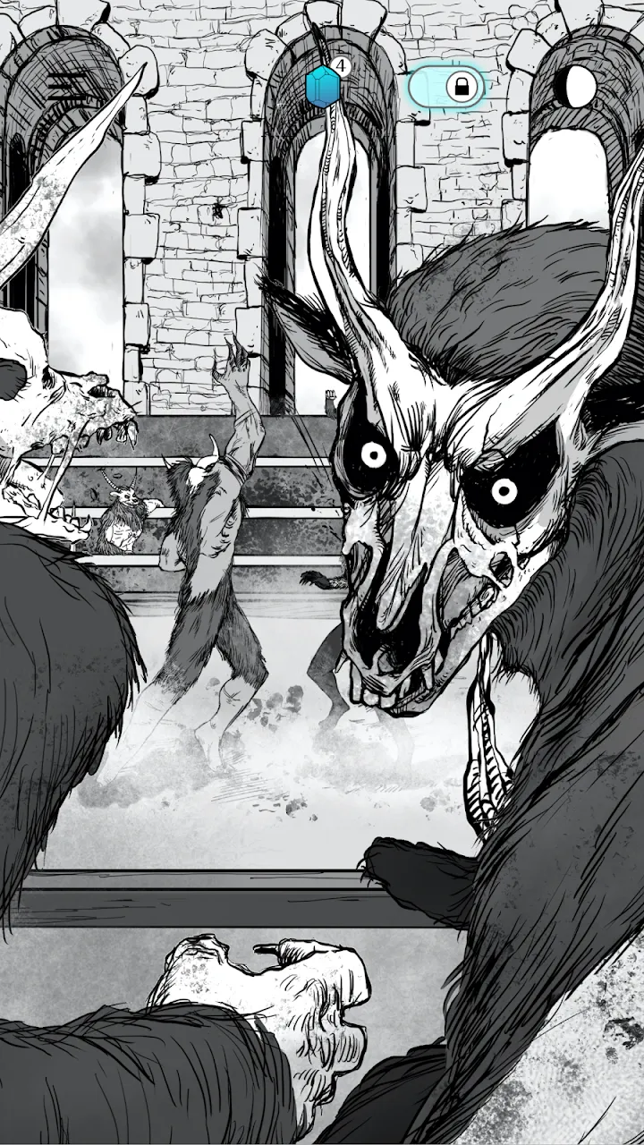 Zrzut 1 — Ariadna w korytarzu